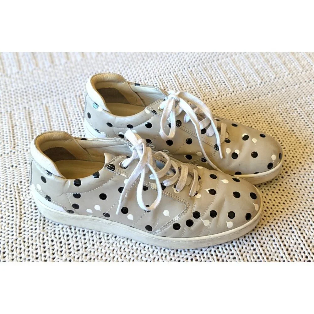 WANT Les Essentiels Lennon Dot Sneakers Size 40/9.5 US Leather shoes lace up